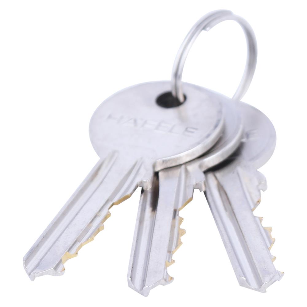 ลูกบิดประตู หัวกลม HAFELE 489.93.143 สีทองเหลืองรมดำ