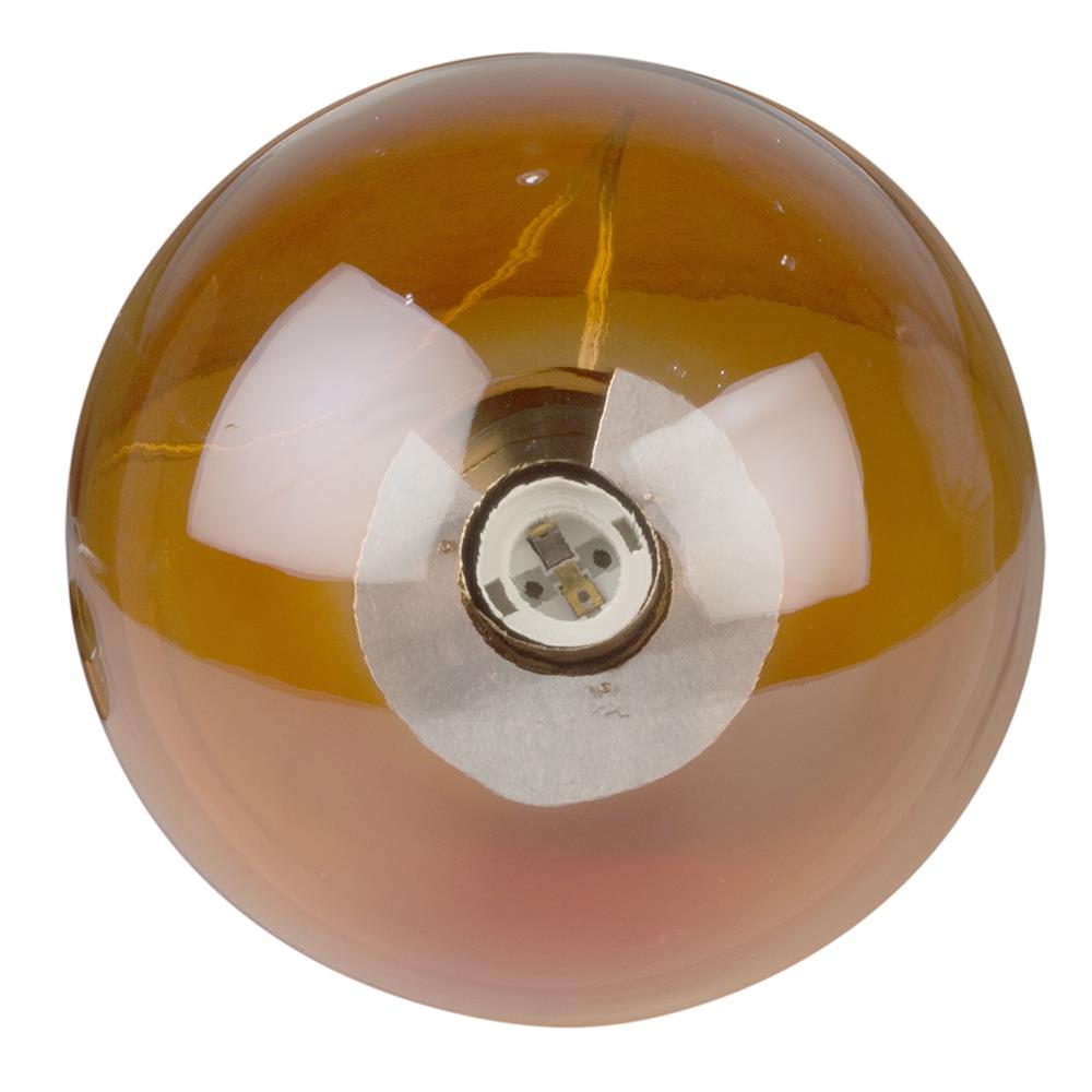 ไฟช่อ CARINI MODERN GR-19016-P1-B แก้ว/โลหะ สีส้ม/ทองแดง 1 หัว