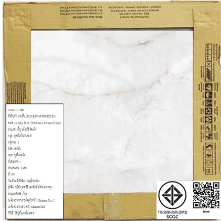 กระเบื้องพื้น 18x18 นิ้ว TARA เอสซ่า เทาอ่อน EXC PM_4