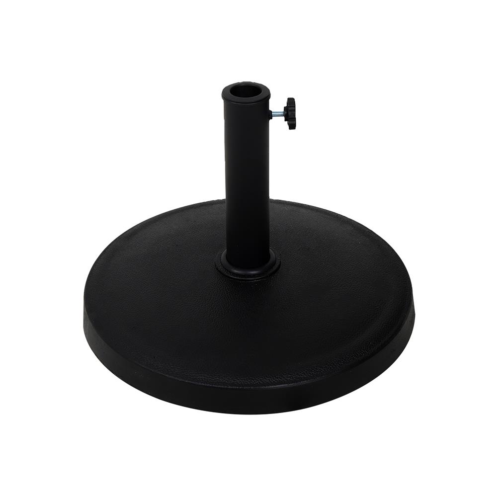 แท่นขาตั้งร่มโพลีเรซิน 12 KG SPRING สีดำ