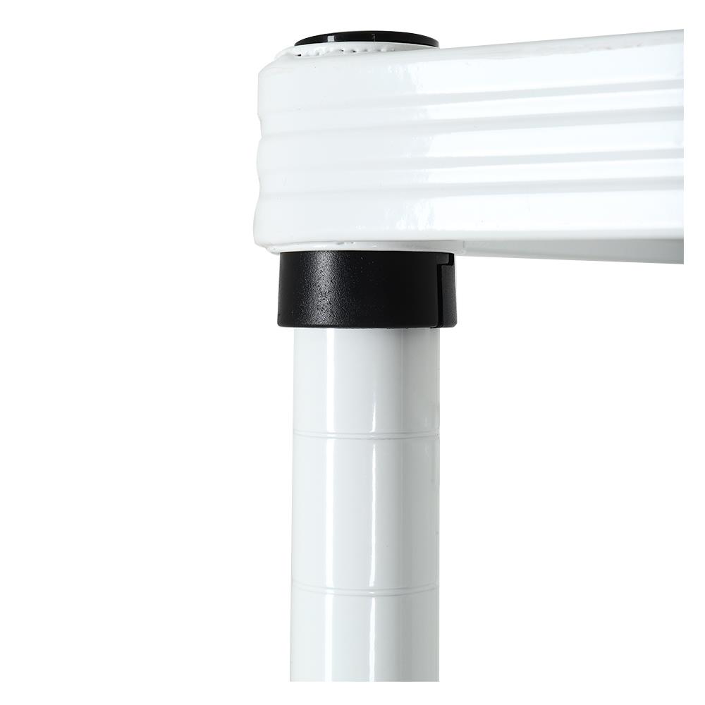 ตู้เสื้อผ้าราวแขวน2ตะกร้า PLIM 60 ซม. สีขาว