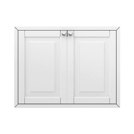 บานซิงค์คู่ STARMARK ALICE 86x8.6x66 ซม. ขาว_0