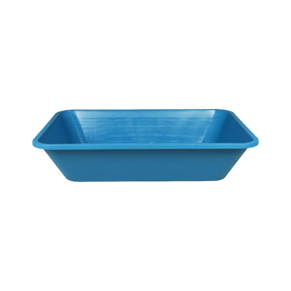 อ่างเปลผสมปูนทรงเหลี่ยม W.PLASTIC 230 ลิตร สีฟ้า