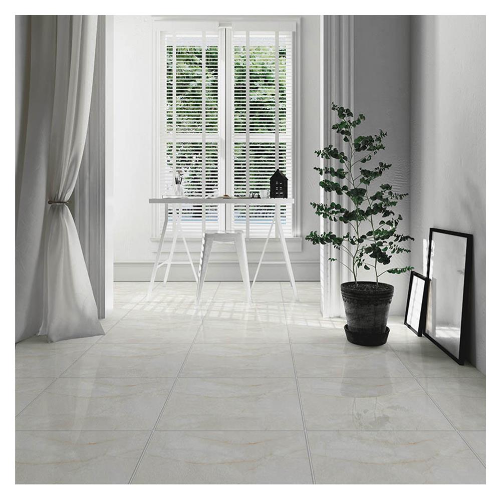 กระเบื้องพื้น 18x18 นิ้ว เอสซ่า เบจ EXC PM