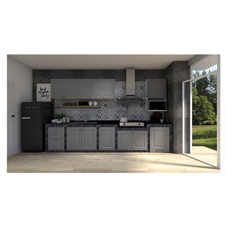 ตู้แขวนไมโครเวฟบานเปิดซ้าย STARMARK ALICE W1060M 60x100 ซม. สีเทา_2