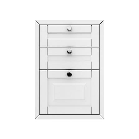 หน้าบานตู้ลิ้นชัก STARMARK ALICE4060 3D ขาว_0