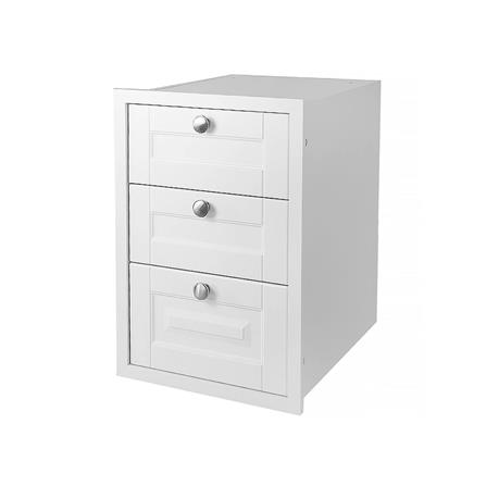 หน้าบานตู้ลิ้นชัก STARMARK ALICE4060 3D ขาว_1