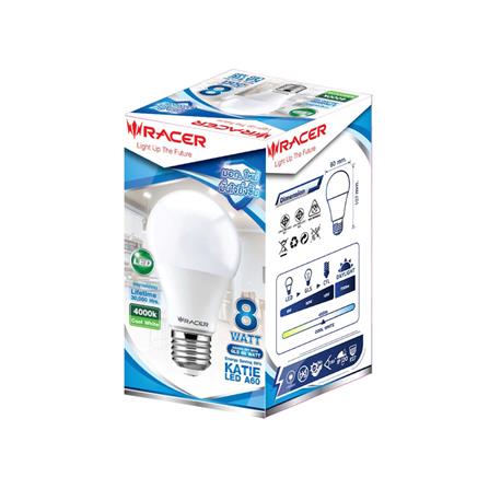หลอด LED RACER A60 KATIE 8 วัตต์ COOL WHITE E27_3