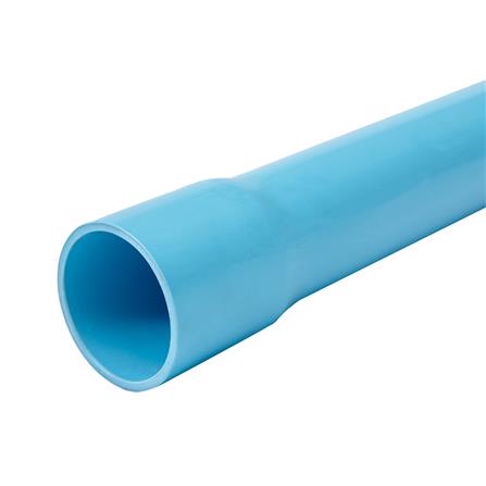 ท่อประปา เสือ ปลายบาน CLASS5 8.5 1/2 นิ้ว 4 เมตร สีฟ้า