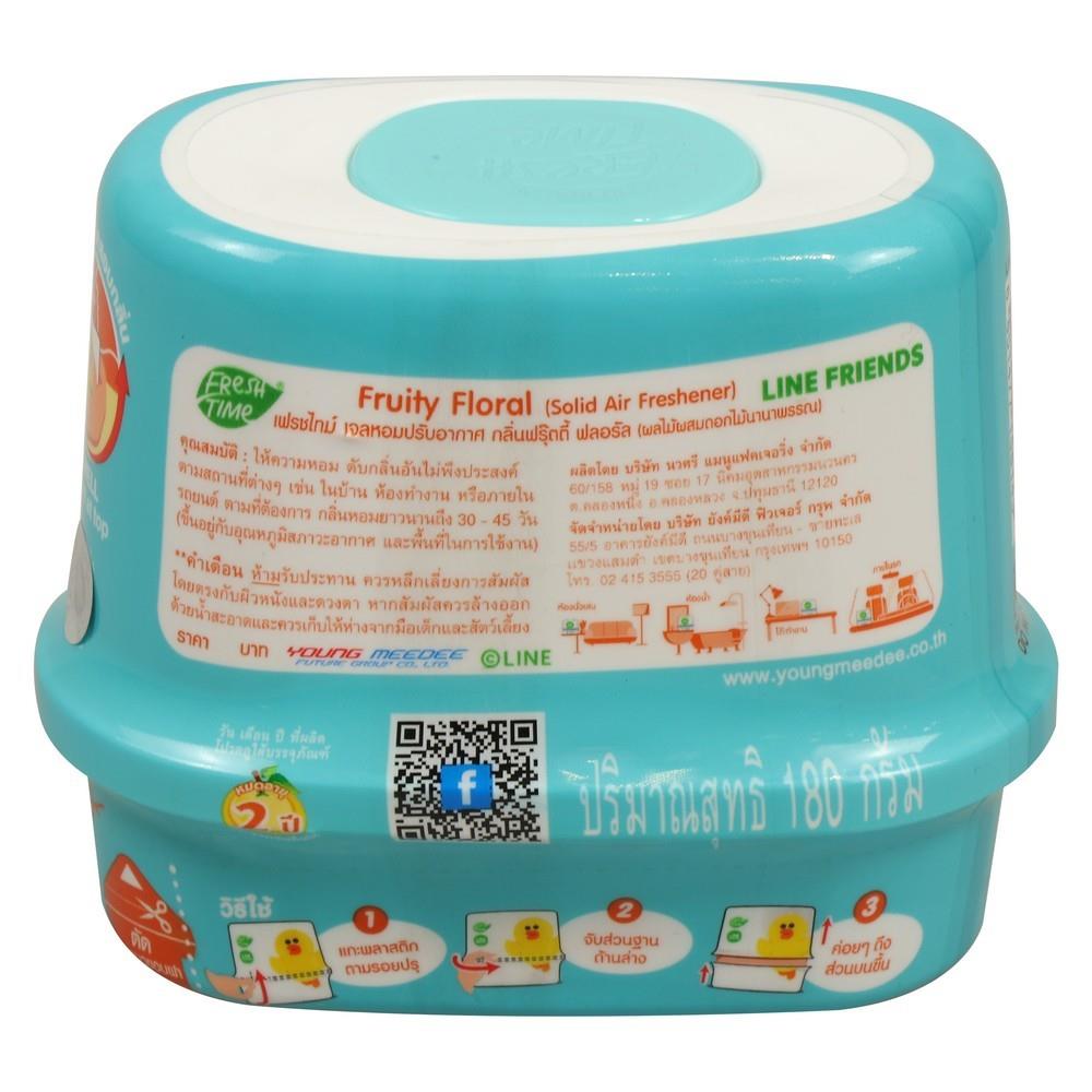 เจลปรับอากาศ FRESH TIME  180g FRUITY FLORAL