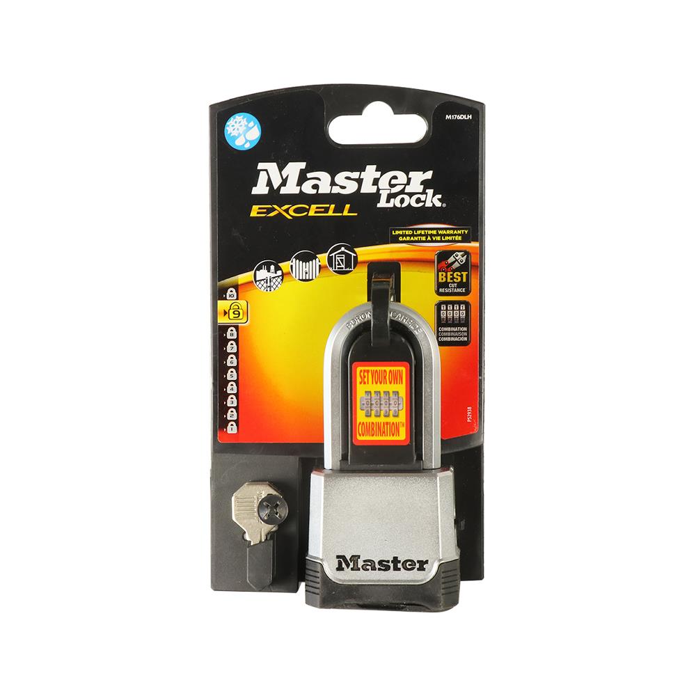 กุญแจคล้อง MASTER LOCK M176EURDLH 56 มม. สีสเตนเลส