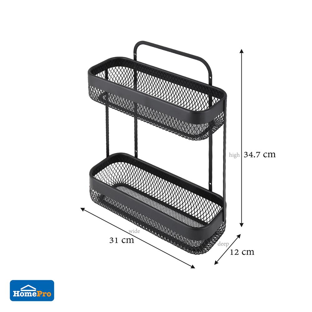 ชั้นแขวน ติดผนัง 2ชั้น MOYA KM003A