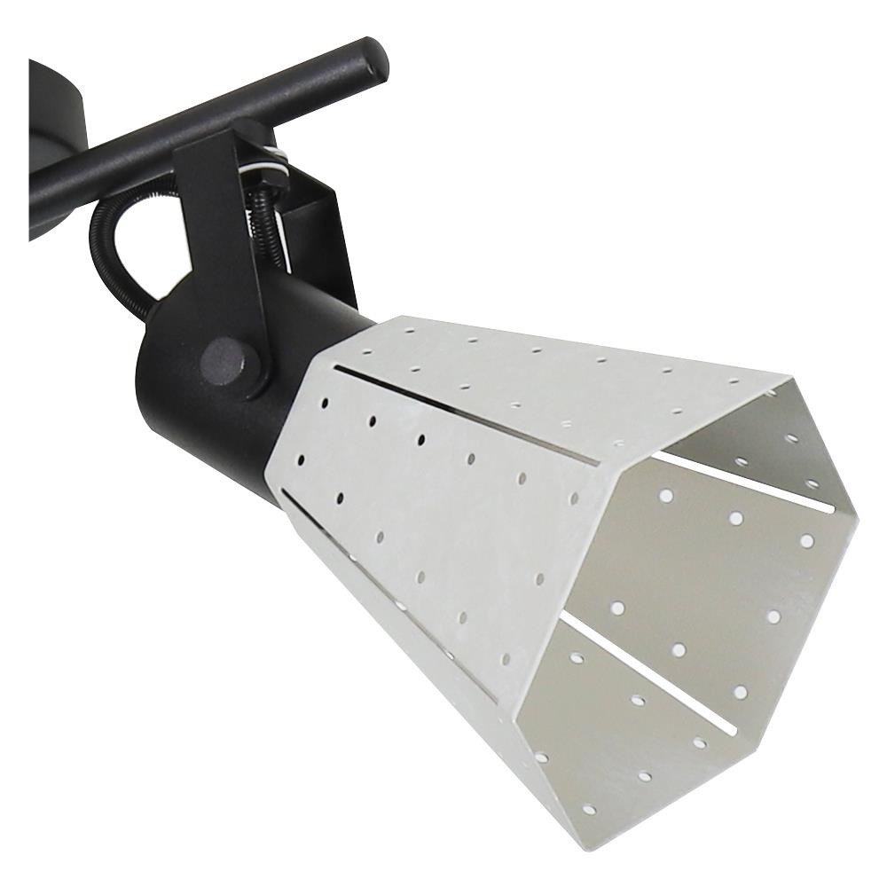 ไฟกิ่งภายใน CARINI W10128-2 สีเทา/ดำ 2 หัว