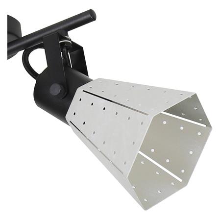 ไฟกิ่งภายใน CARINI W10128-2 สีเทา/ดำ 2 หัว_2