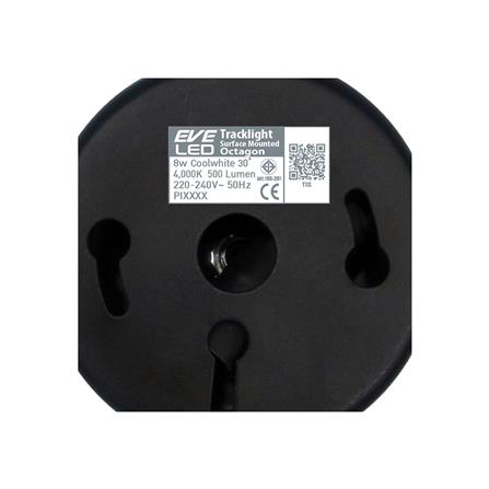 สปอตไลท์ภายใน LED EVE 559431 8 วัตต์ COOL WHITE สีดำ_4