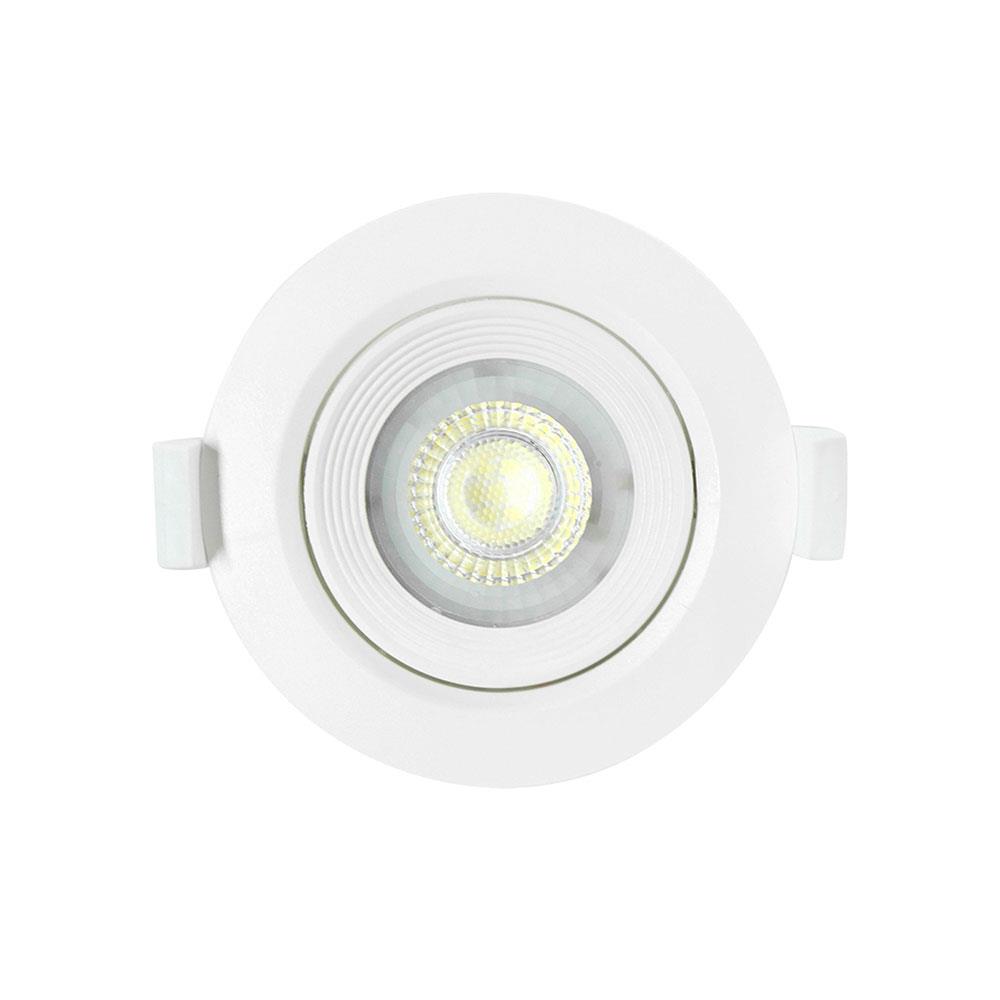 ดาวน์ไลท์ LED RACER ADJUSTABLE ROUND 4 นิ้ว 5 วัตต์ DAYLIGHT สีขาว