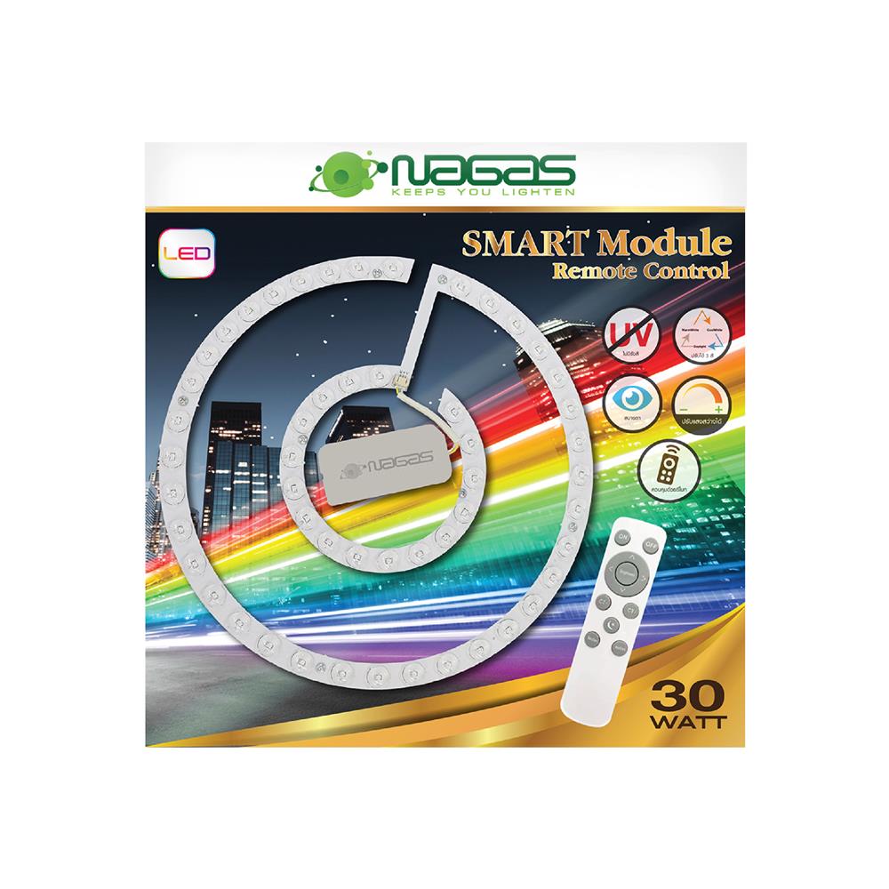 หลอด LED NAGAS CEILING REMOTE 30 วัตต์ DAYLIGHT/COOLWHITE/WARMWHITE