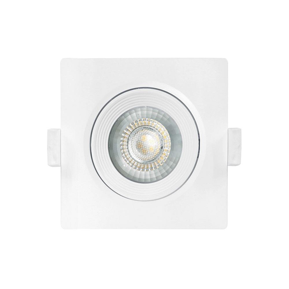 ดาวน์ไลท์ LED RACER ADJUSTABLE SQUARE 4 นิ้ว 5 วัตต์ WARM WHITE สีขาว