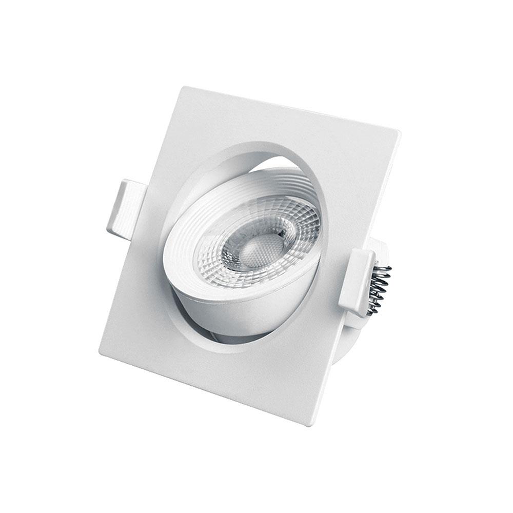 ดาวน์ไลท์ LED RACER ADJUSTABLE SQUARE 4 นิ้ว 5 วัตต์ WARM WHITE สีขาว