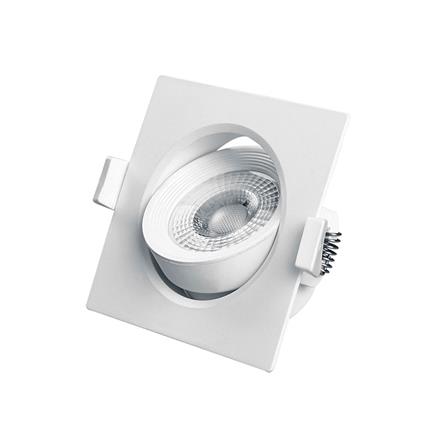 ดาวน์ไลท์ LED RACER ADJUSTABLE SQUARE 4 นิ้ว 5 วัตต์ WARM WHITE สีขาว_1