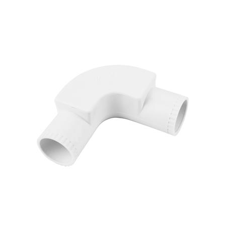 ข้องอ 90 ฝาเปิด PVC HACO 25 มม. สีขาว_1