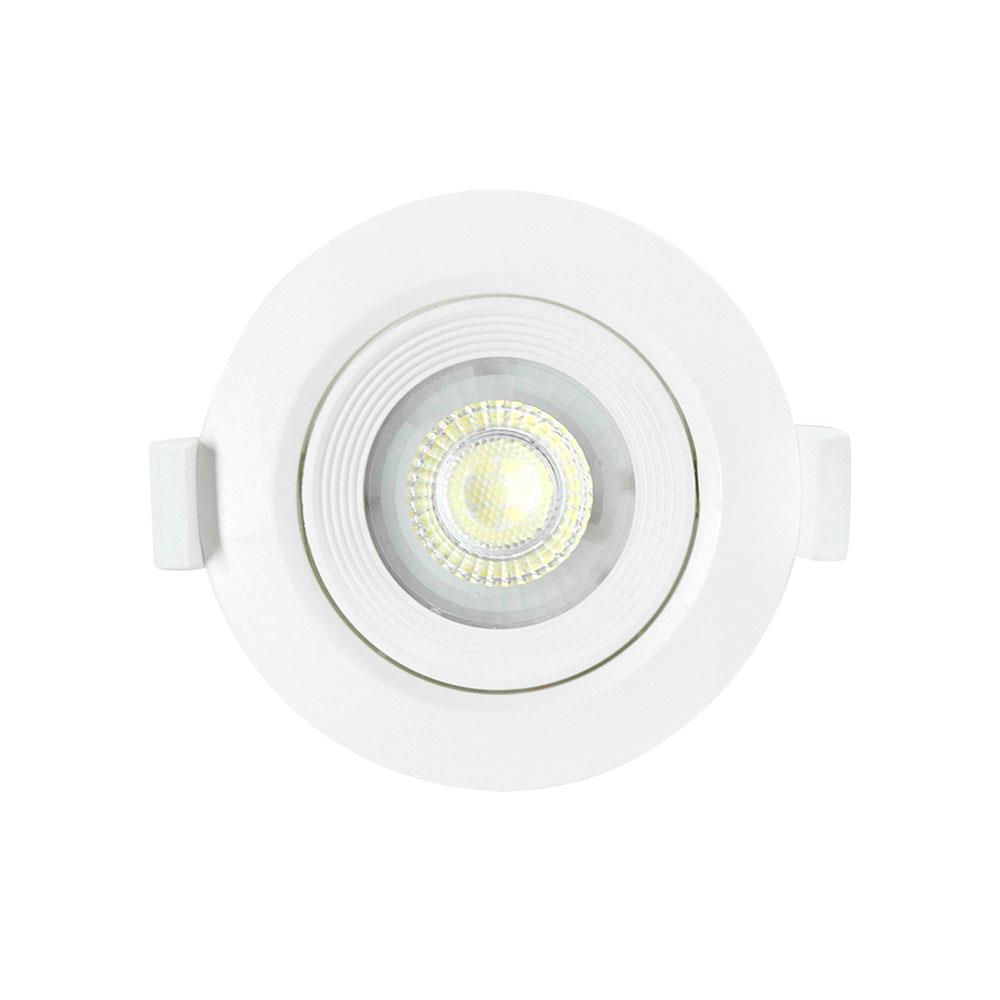 ดาวน์ไลท์ LED RACER ADJUSTABLE ROUND 4 นิ้ว 5 วัตต์ WARM WHITE สีขาว