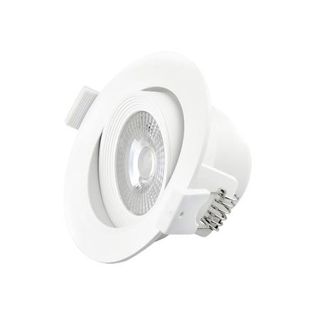 ดาวน์ไลท์ LED RACER ADJUSTABLE ROUND 4 นิ้ว 5 วัตต์ WARM WHITE สีขาว_1