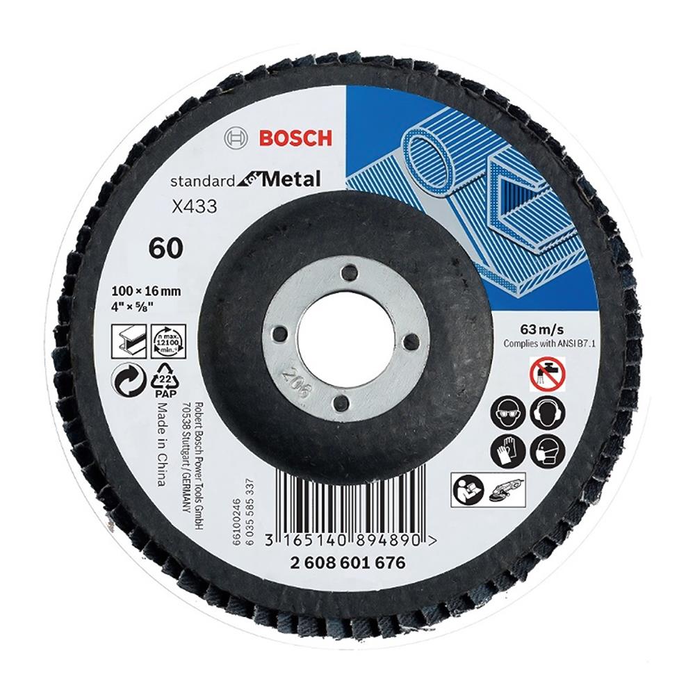 จานทรายซ้อนหลังแข็ง BOSCH P40 4 นิ้ว