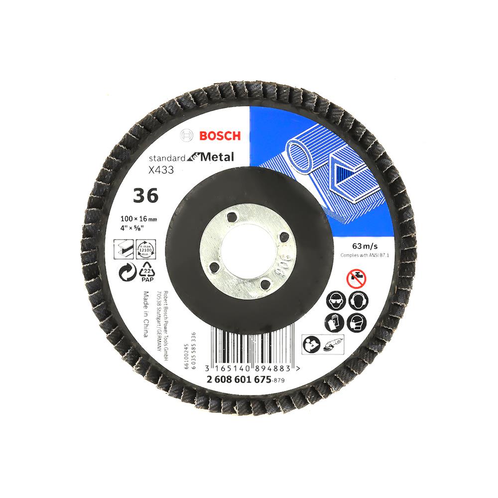 จานทรายซ้อนหลังแข็ง BOSCH 4" P36