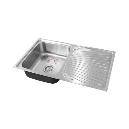 ซิงค์ฝัง 1หลุม 1ที่พักขวา HAFELE ELGAR 495.39.408 สเตนเลส_1