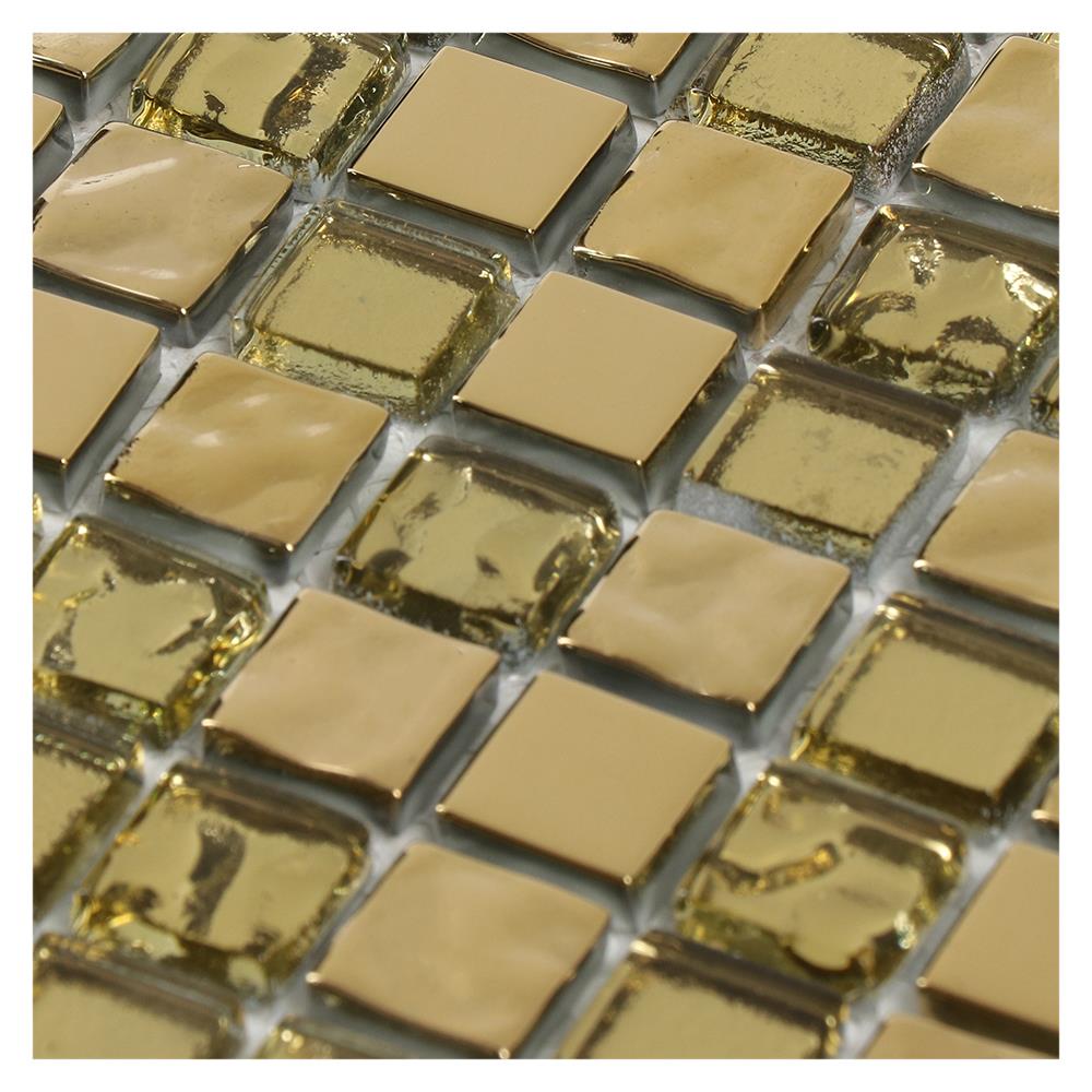 โมเสคแก้ว 30x30 ซม. โกลเด้น กลีม