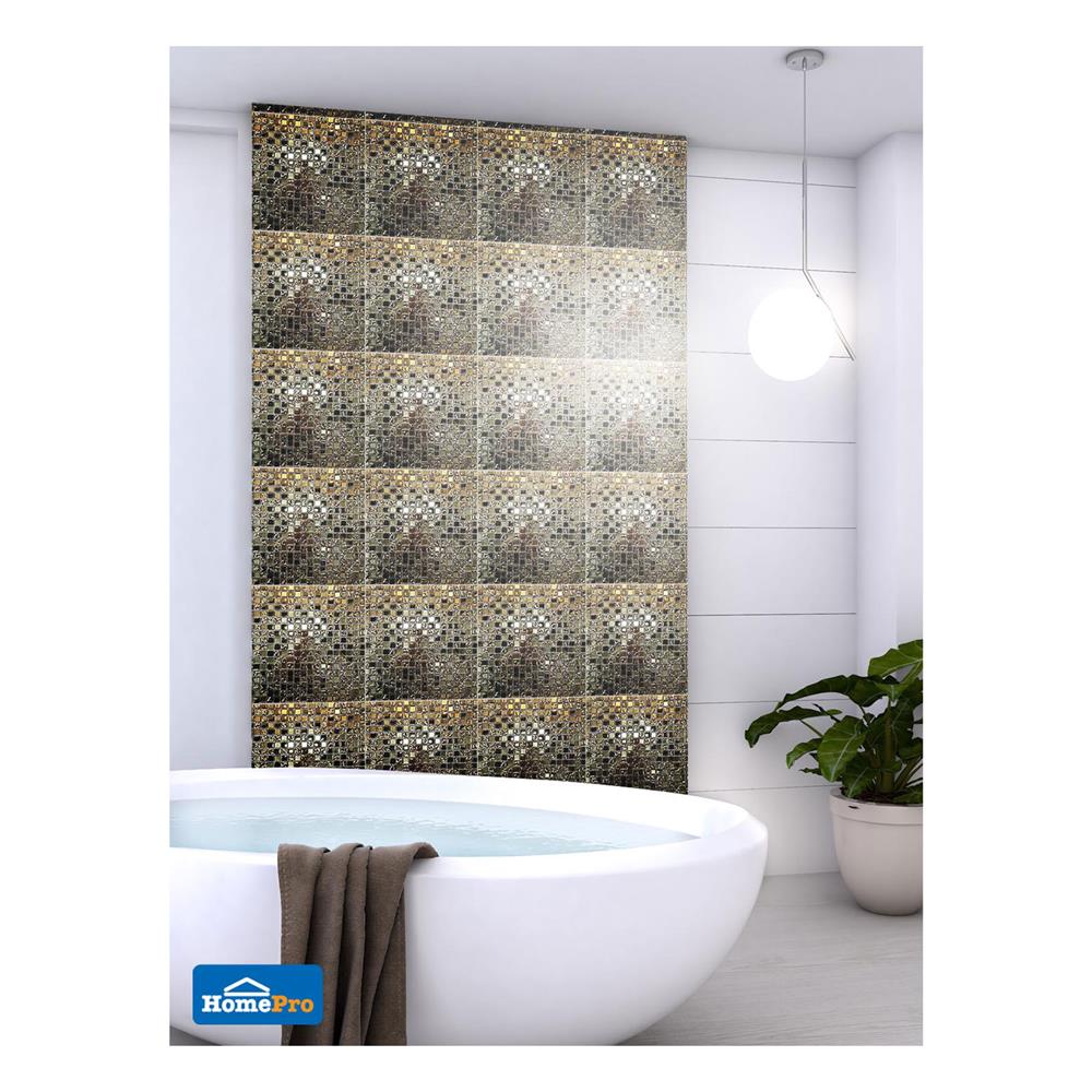 โมเสคแก้ว 30x30 ซม. โกลเด้น กลีม