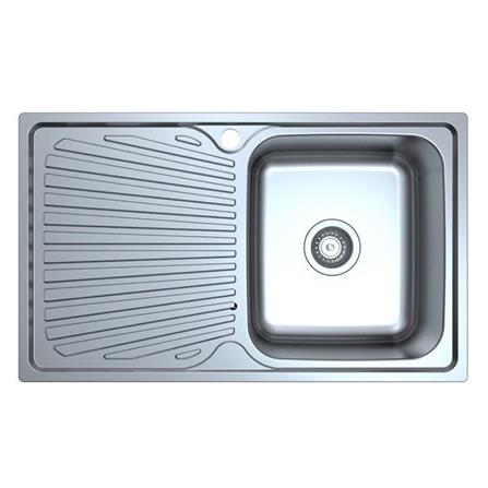 ซิงค์ฝัง 1หลุม 1ที่พักซ้าย HAFELE ELGAR 495.39.409 สเตนเลส_0