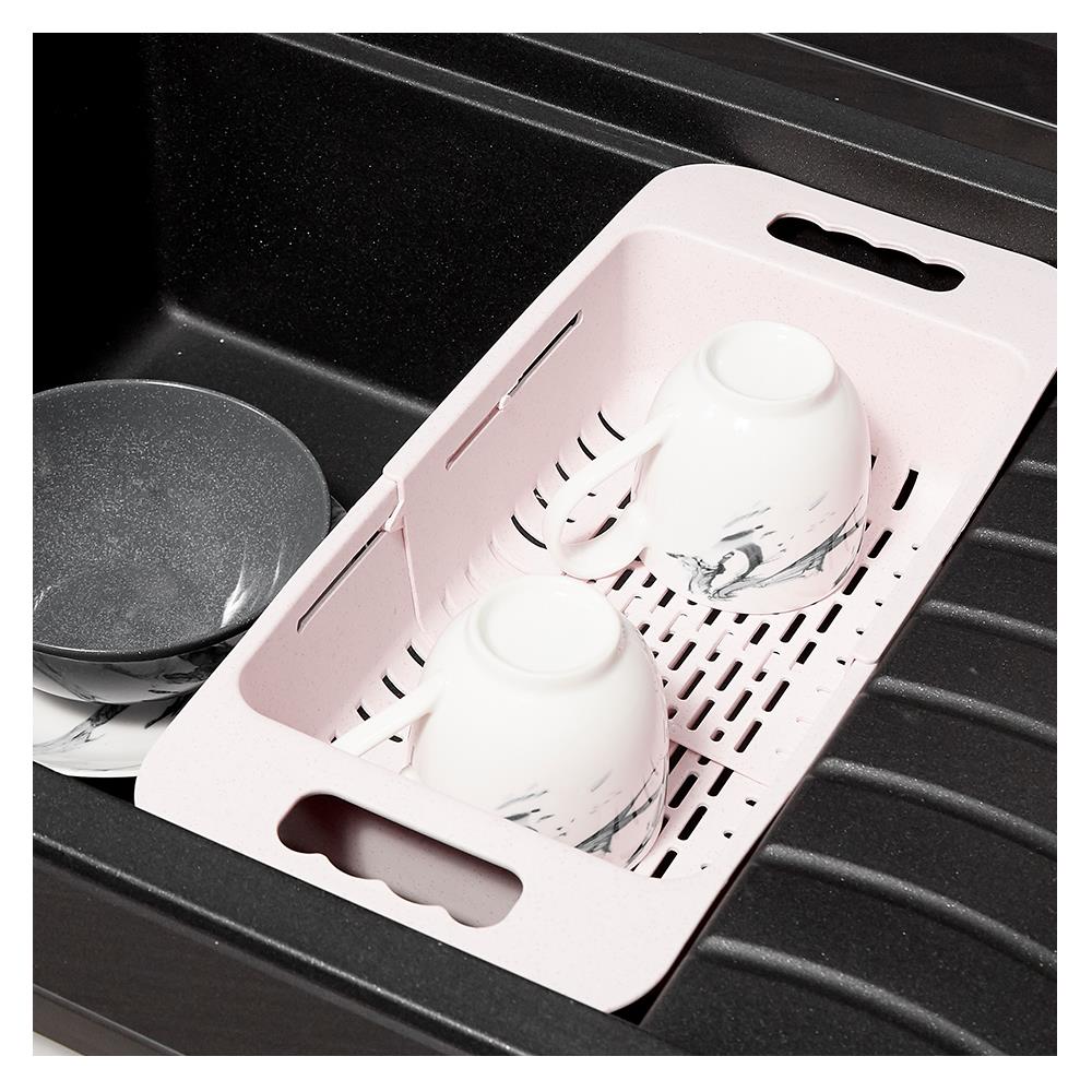 ตะแกรงพลาสติกยืดหด PARNO AP-P01 สีชมพู