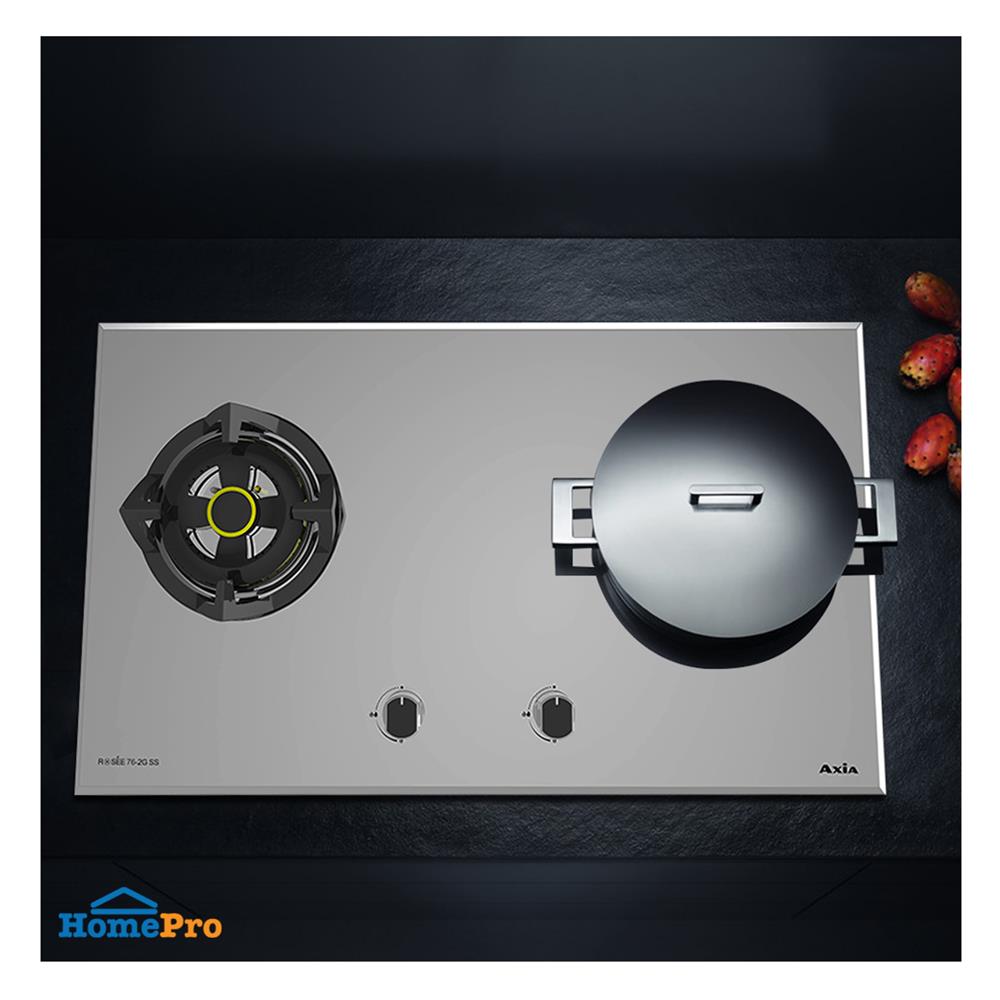 เตาฝังแก๊ส AXIA ROSEE76-2GSS 76 ซม.
