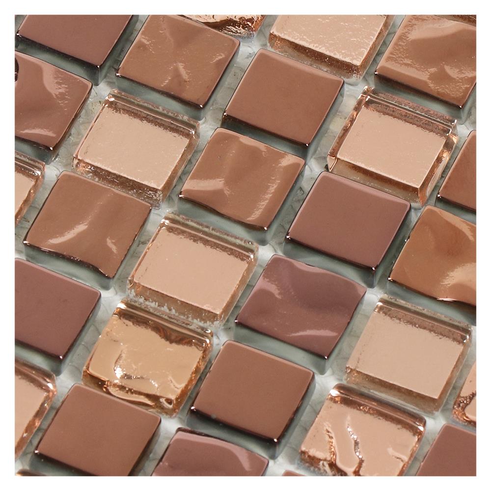 โมเสคแก้ว 30x30 ซม. คอปเปอร์ กลีม