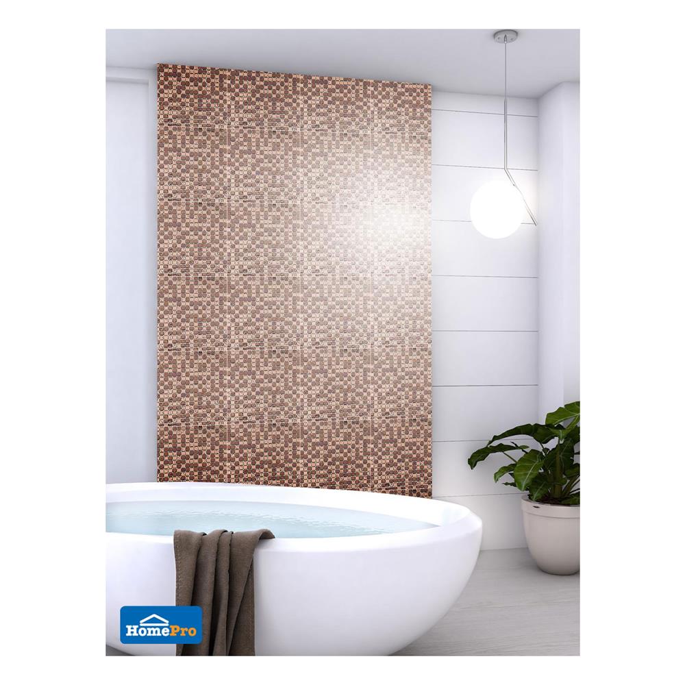 โมเสคแก้ว 30x30 ซม. คอปเปอร์ กลีม