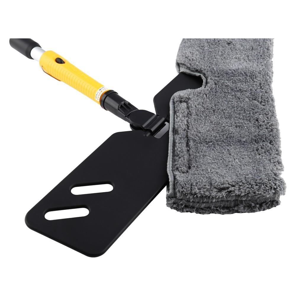 อะไหล่ผ้าม็อบไมโครไฟเบอร์ดันฝุ่น 2 หน้า SMILE ARM 16 นิ้ว สีดำ