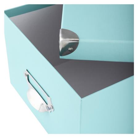 กล่องกระดาษเหลี่ยม STACKO ไซซ์ M 22.7x30.3x15.2 ซม. สีฟ้า_3