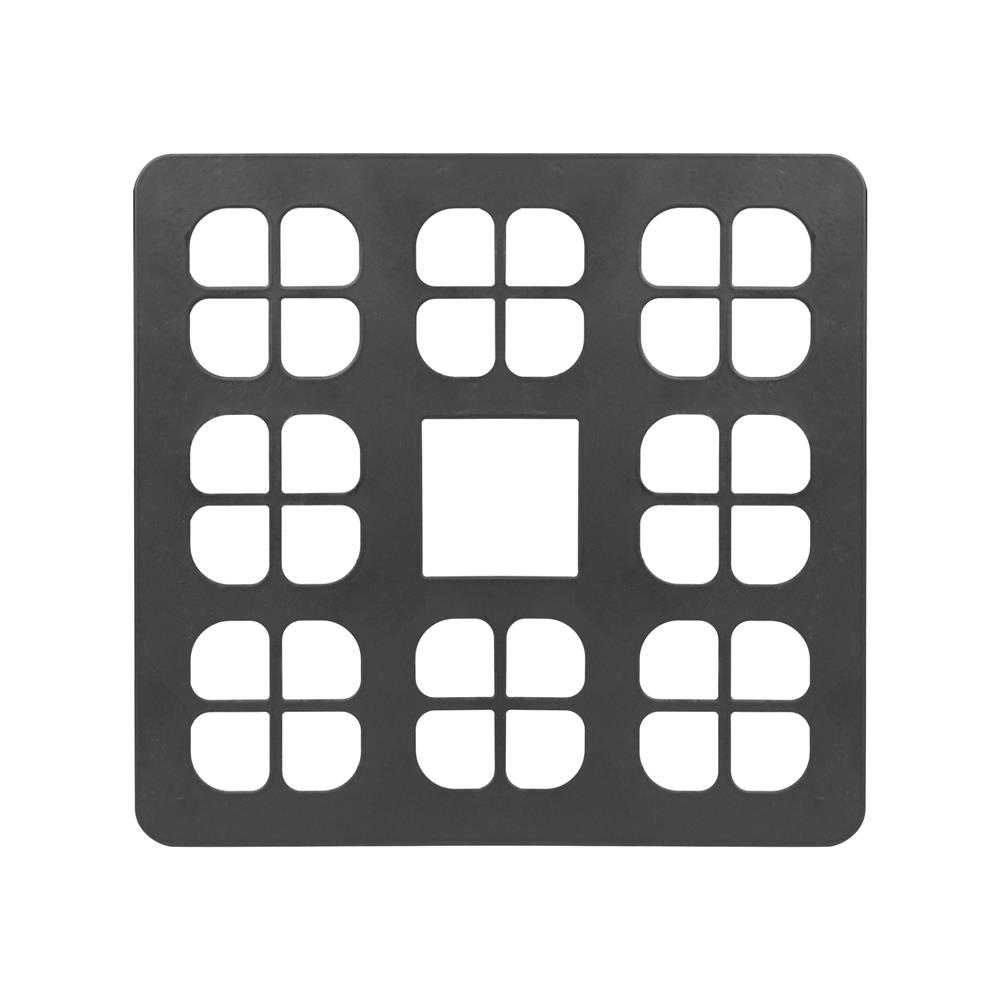 ที่รองภาชนะร้อนเหลี่ยม KECH CLOVER FL004-2 สีดำ