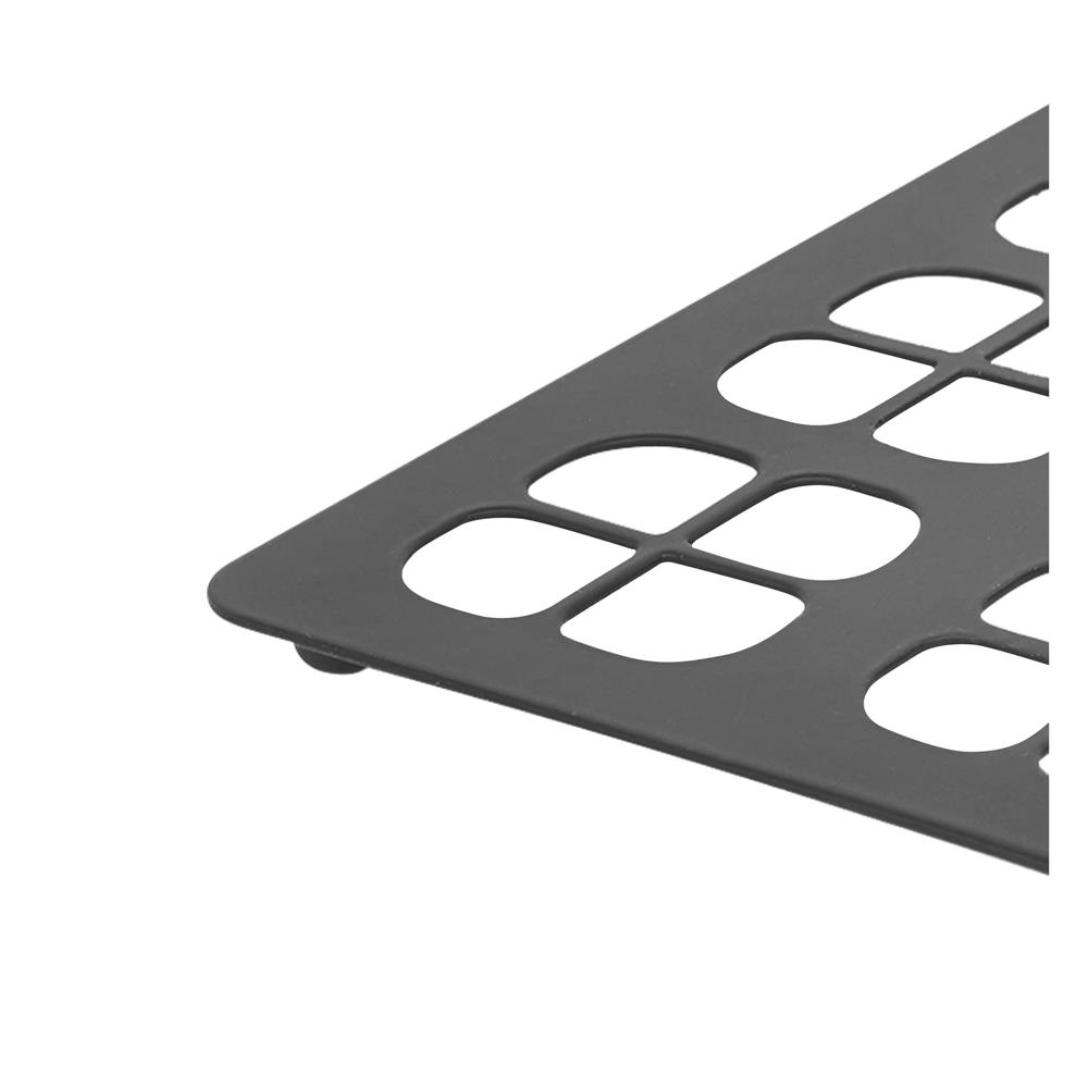 ที่รองภาชนะร้อนเหลี่ยม KECH CLOVER FL004-2 สีดำ