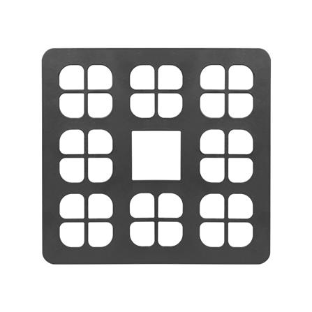 ที่รองภาชนะร้อนเหลี่ยม KECH CLOVER FL004-2 สีดำ_2