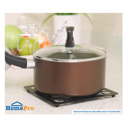 ที่รองภาชนะร้อนเหลี่ยม KECH CLOVER FL004-2 สีดำ_4