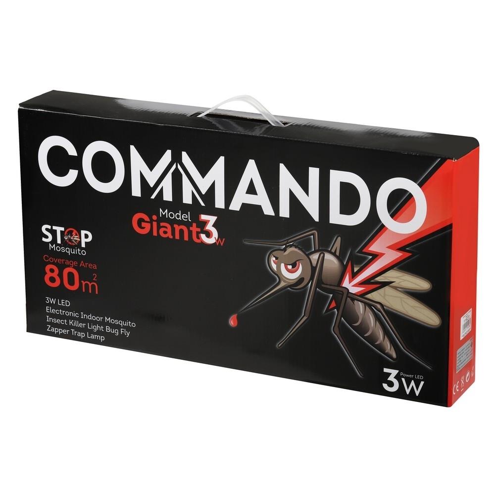 เครื่องดักยุง/แมลงไฟฟ้า CO MMANDO GIANT 3 วัตต์