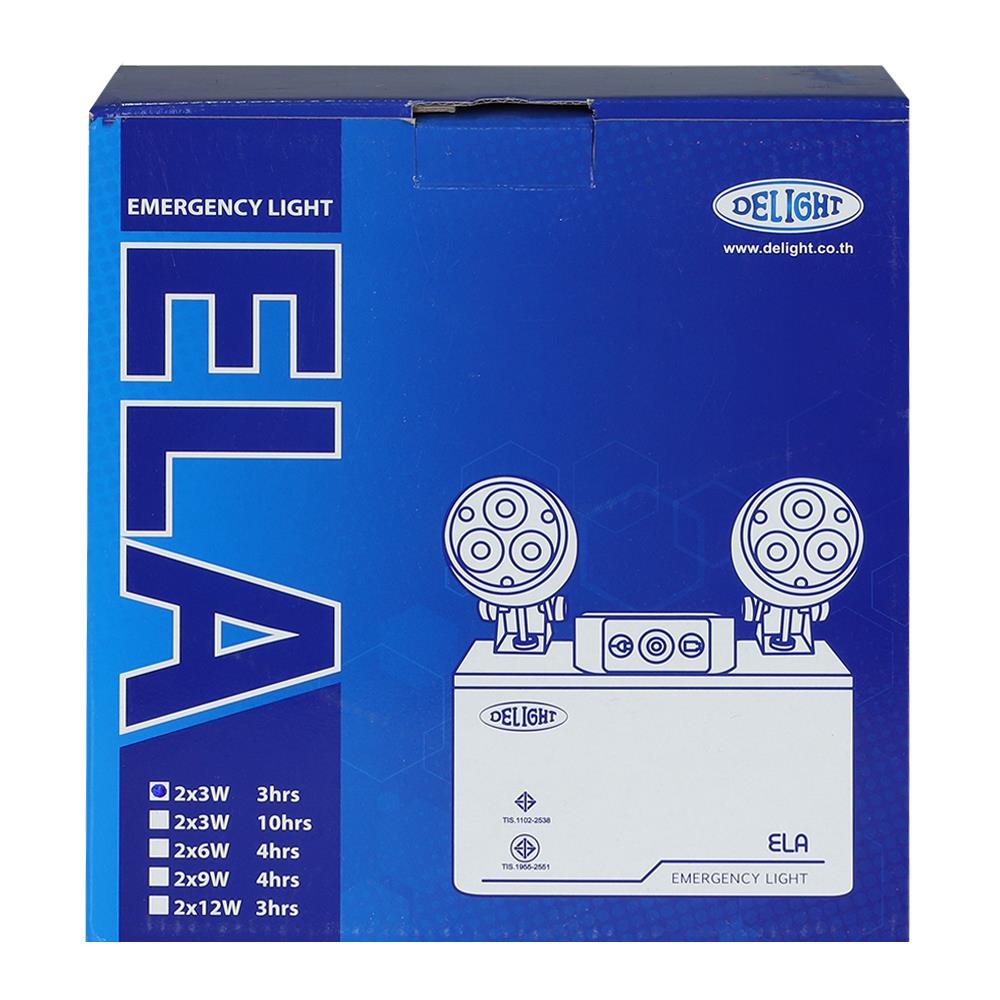 ไฟฉุกเฉิน LED สำรองไฟ 3 ชั่วโมง COOL WHITE DELIGHT DLEM-23X3