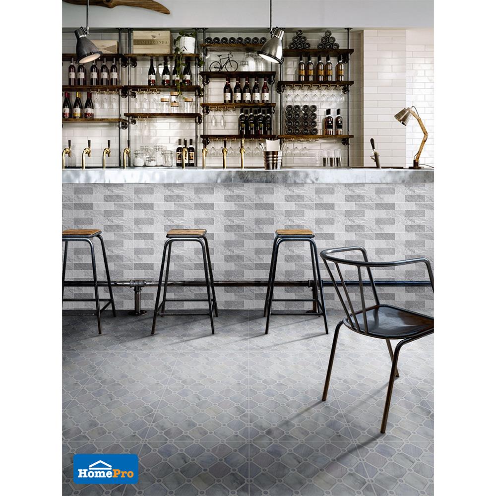 กระเบื้องผนัง 30x60 ซม. อีคอน บริค เทา 1.44M2