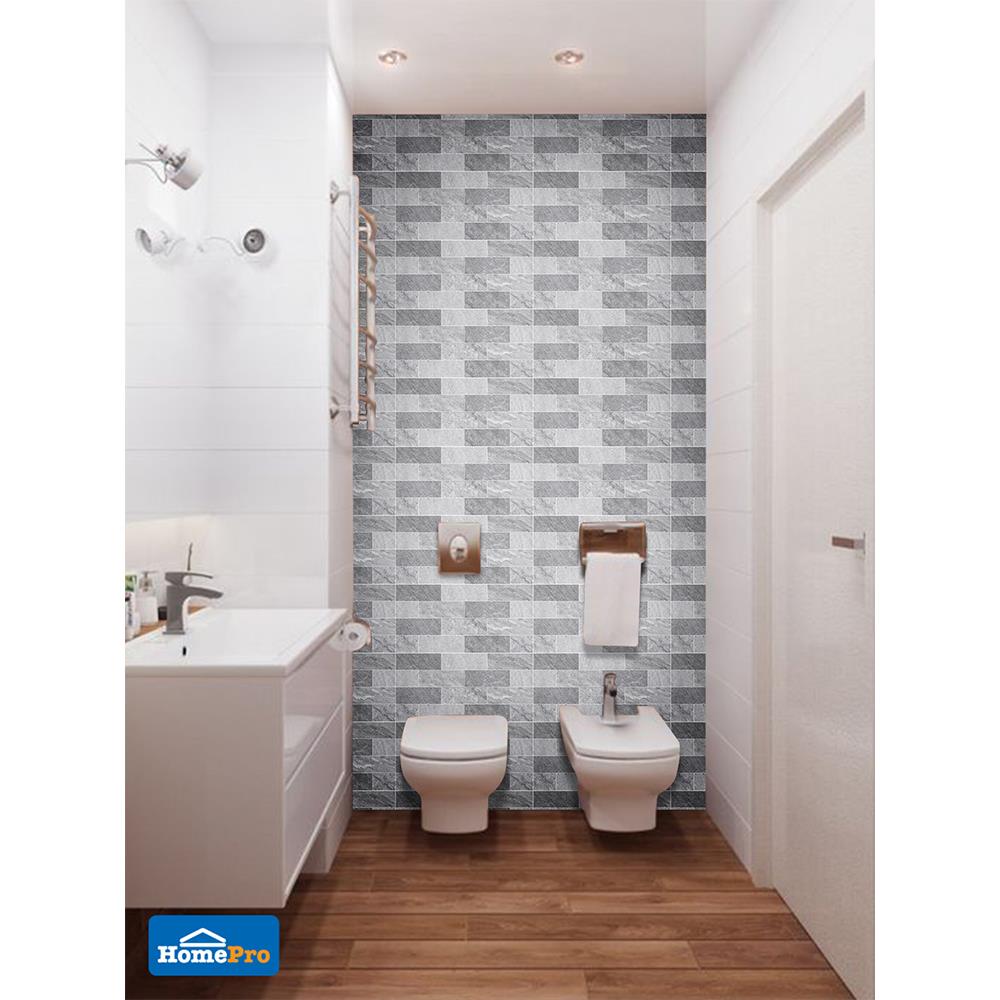 กระเบื้องผนัง 30x60 ซม. อีคอน บริค เทา 1.44M2