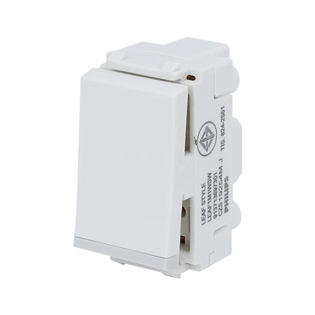 สวิตช์ 1 ทาง PHILIPS LEAF LEAF ขนาด 1 ช่อง สีขาว_1