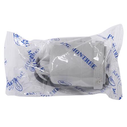 ขั้วหลอดยางกันน้ำ SOKAWA E27 เทา_2