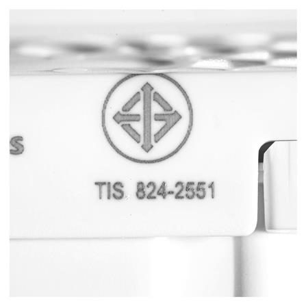 สวิตช์ 1 ทาง PHILIPS LEAF ขนาด 3 ช่อง ขนาด 3 ช่อง สีขาว_4